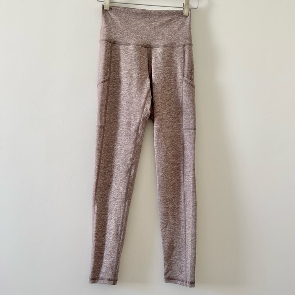 Aerie OFFLINE The Hugger Hi Rise Pocket Leggings Brown Size S